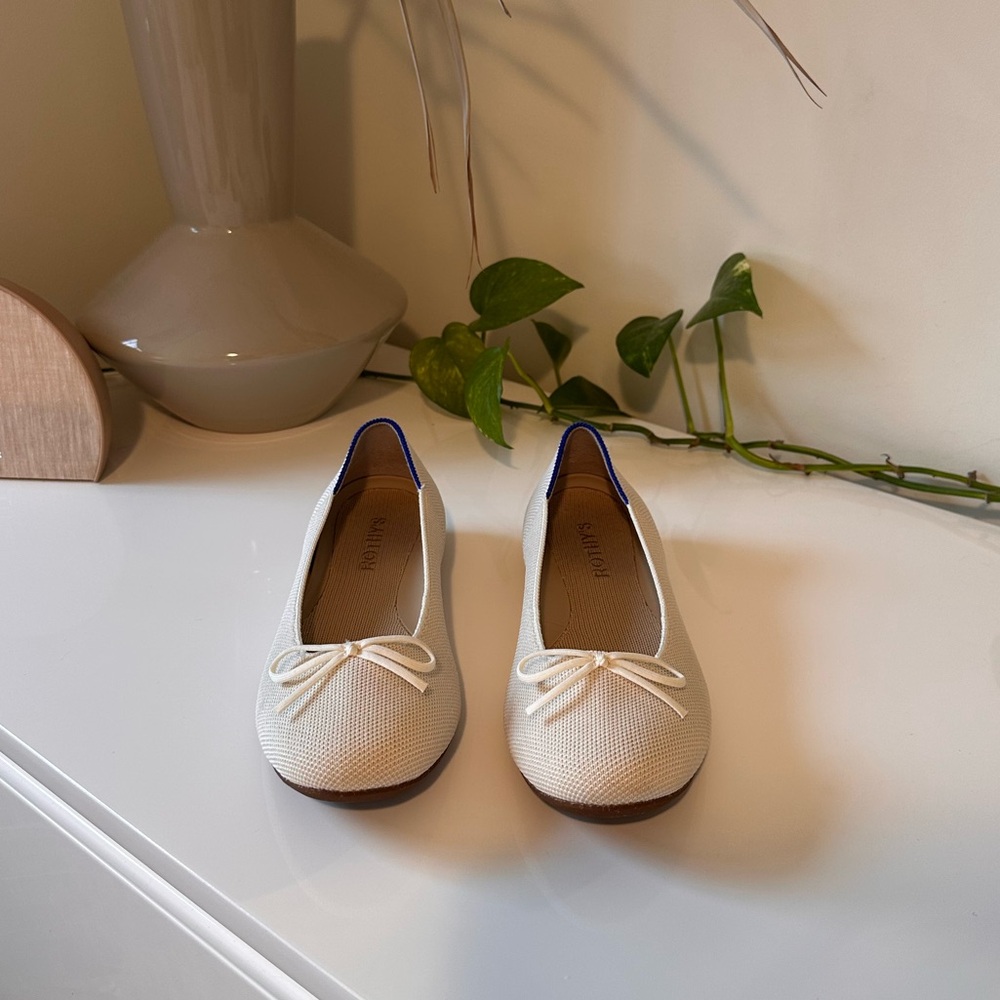 Rothy’s The Ballet Flat Gardenia size 7.5